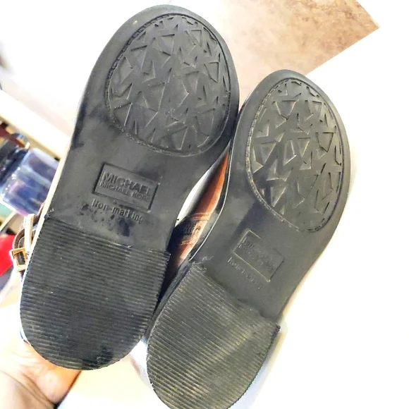 MICHAEL KORS Emma Cash Harness Side Zipper On Off Riding Boots Style Girls Sz 11 - Picture 7 of 9